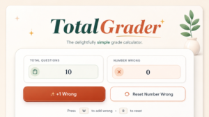 Final Grade Calculator