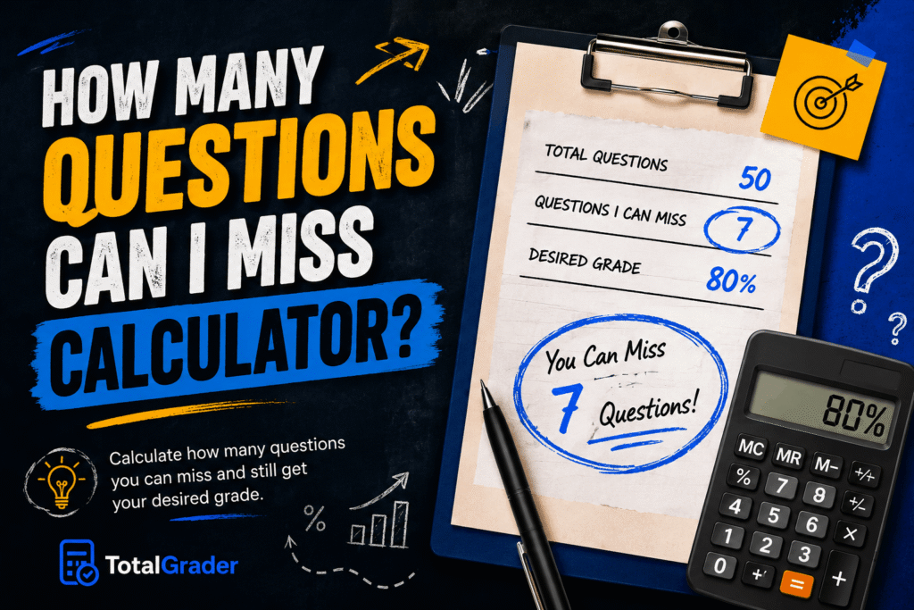 How Many Questions Can I Miss Calculator