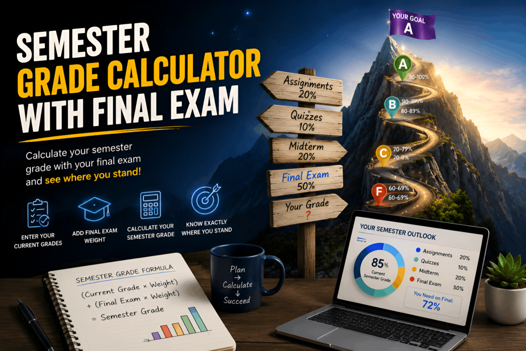 Semester Grade Calculator With Final Exam
