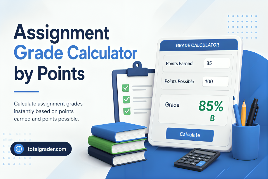 Assignment Grade Calculator by Points