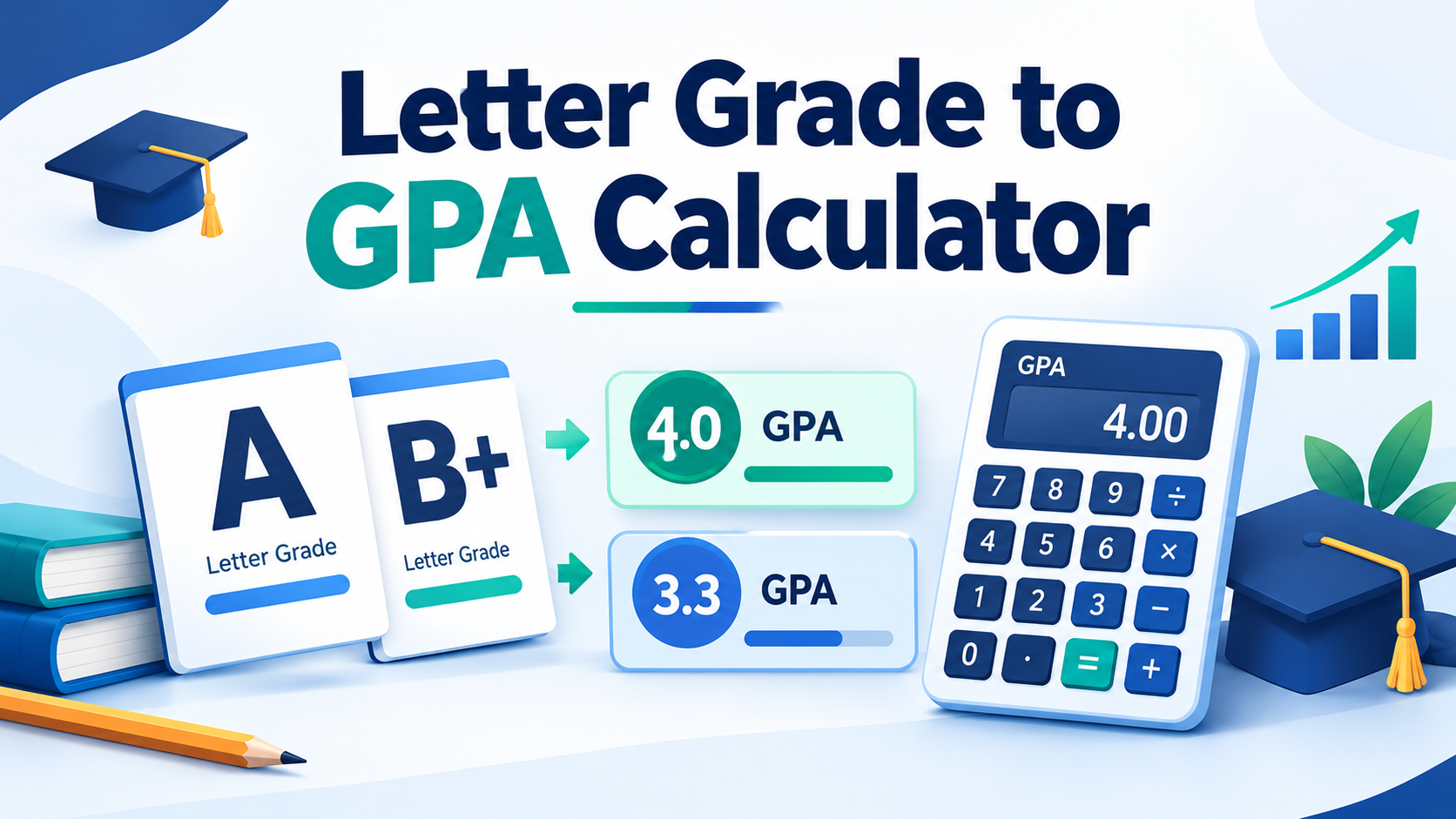 Letter Grade to GPA Calculator