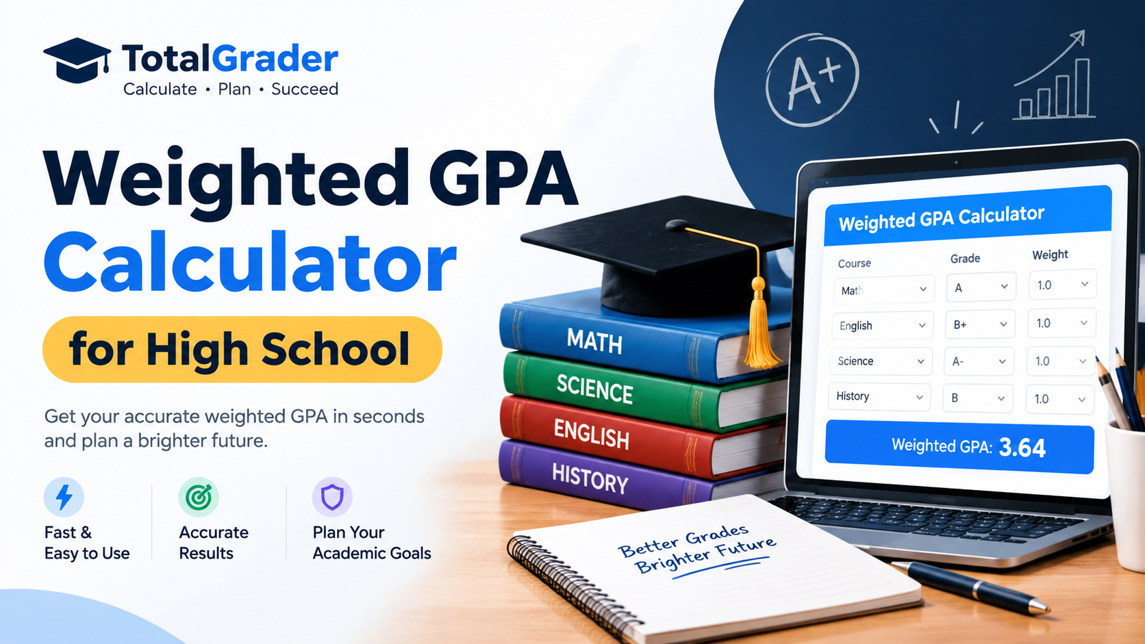 Weighted GPA Calculator for High School